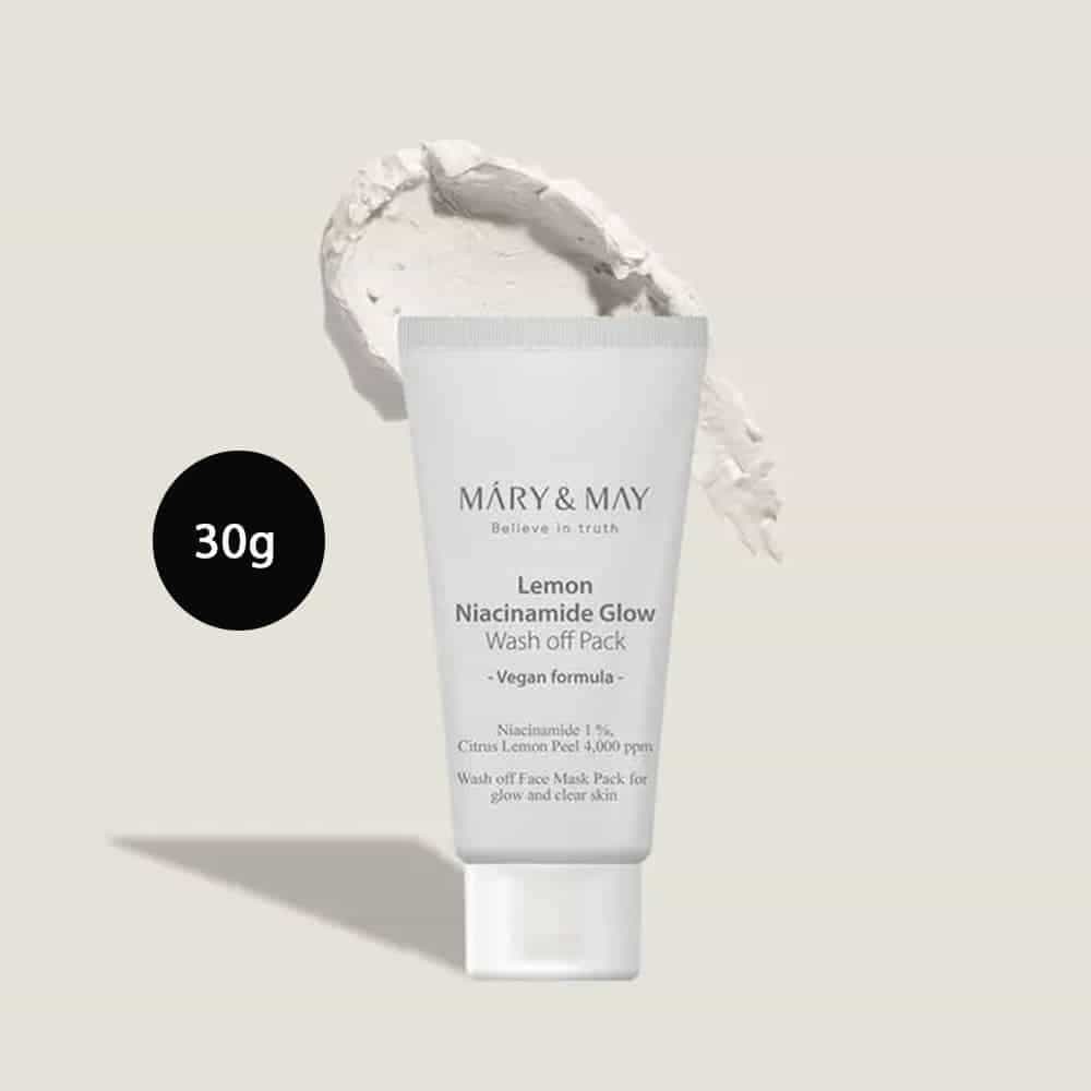 Mary&amp;May Lemon Niacinamide Glow Wash off Pack (30g)