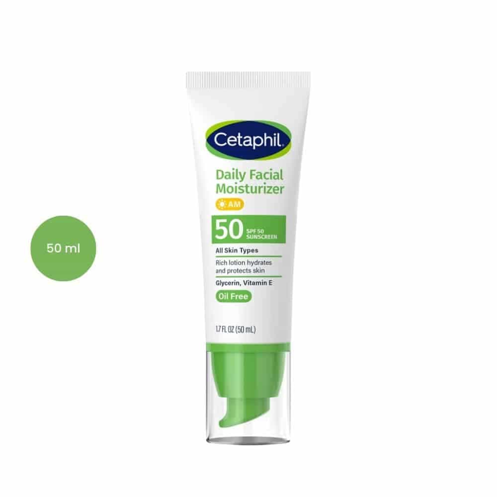 Cetaphil Daily Defence Face Moisturiser with SPF50+ (50 g)