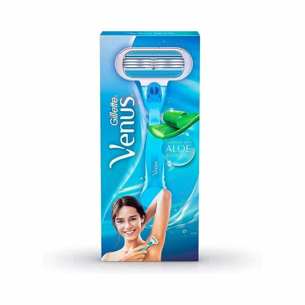 Gillette Venus Smooth Glidestrip Aloe Extracts Razor 1 Count