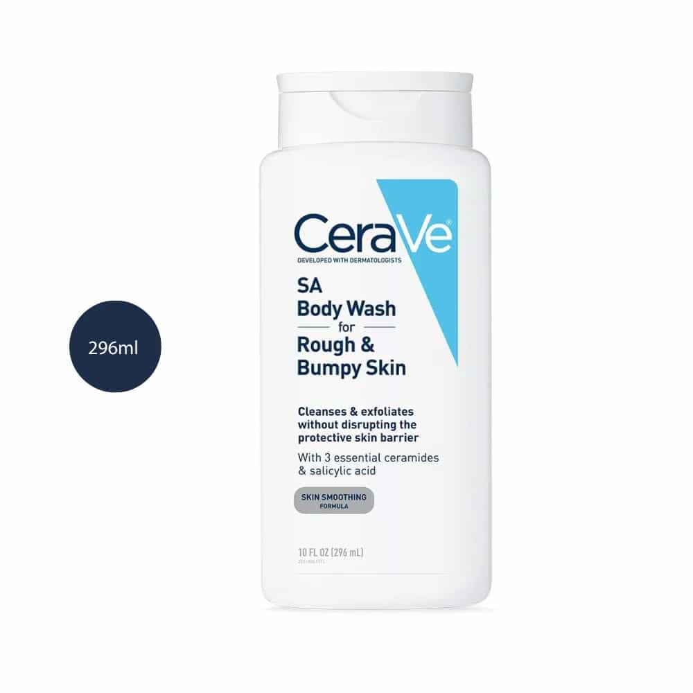 CeraVe SA Body Wash for Rough and Bumpy Skin (296ml)