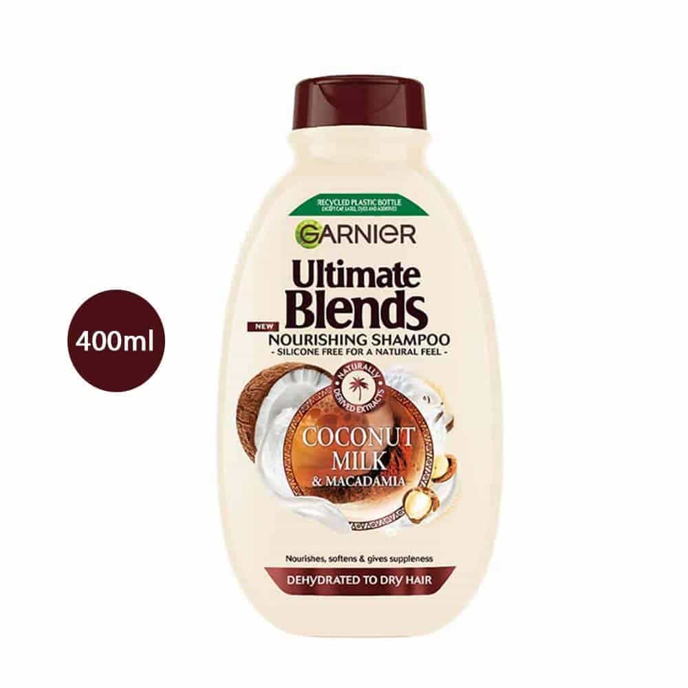 Garnier ULTIMATE BLENDS Coconut Milk Shampoo for Dry Hair – 400ml