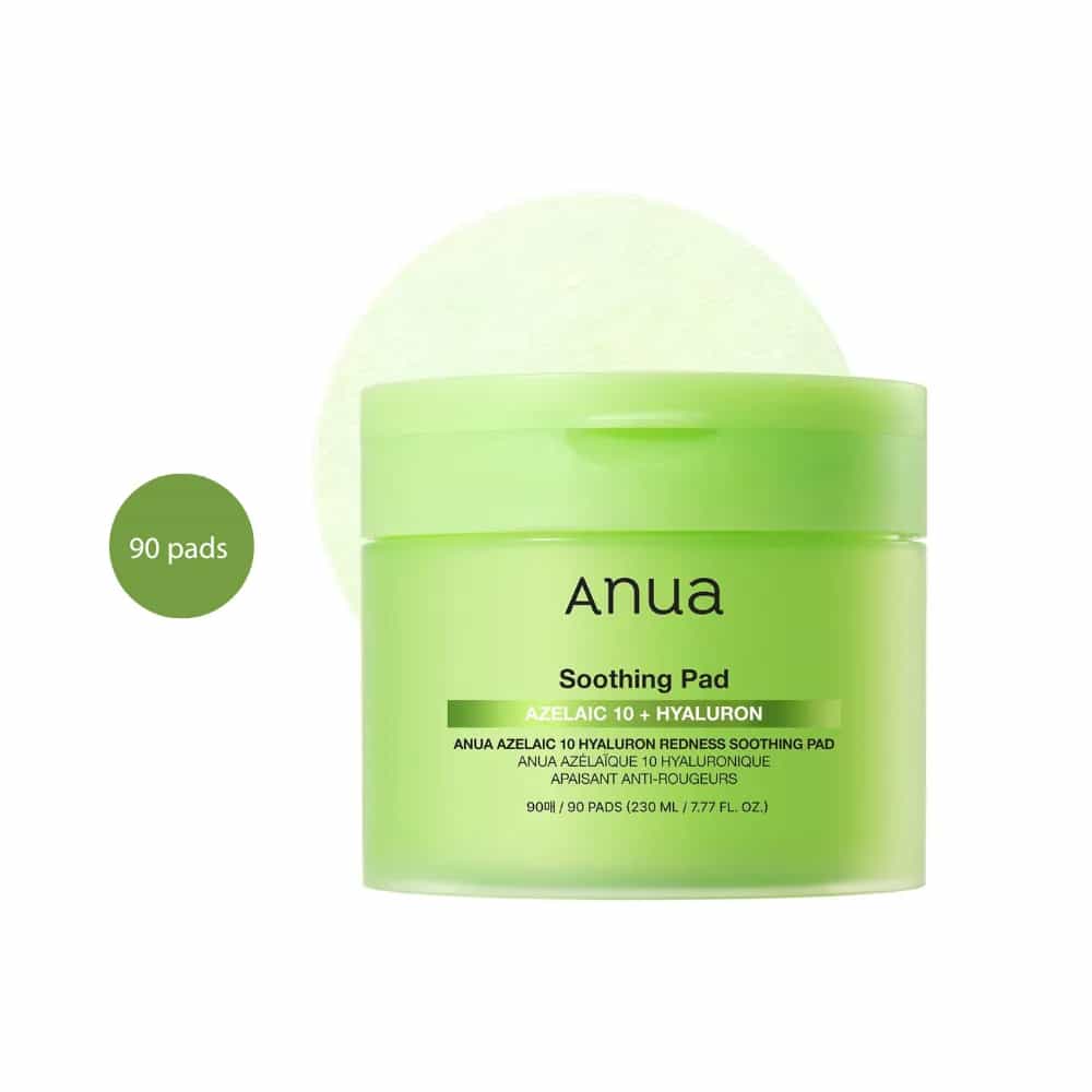 Anua Azelaic 10 Hyaluron Redness Soothing Pad (90 pads)