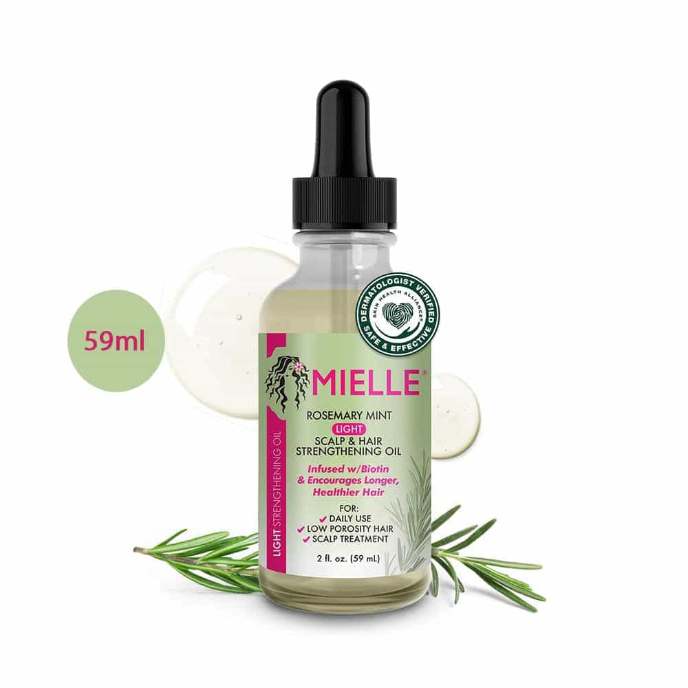 Mielle Organics Rosemary Mint Light Scalp & Hair Strengthening Oil 59ml