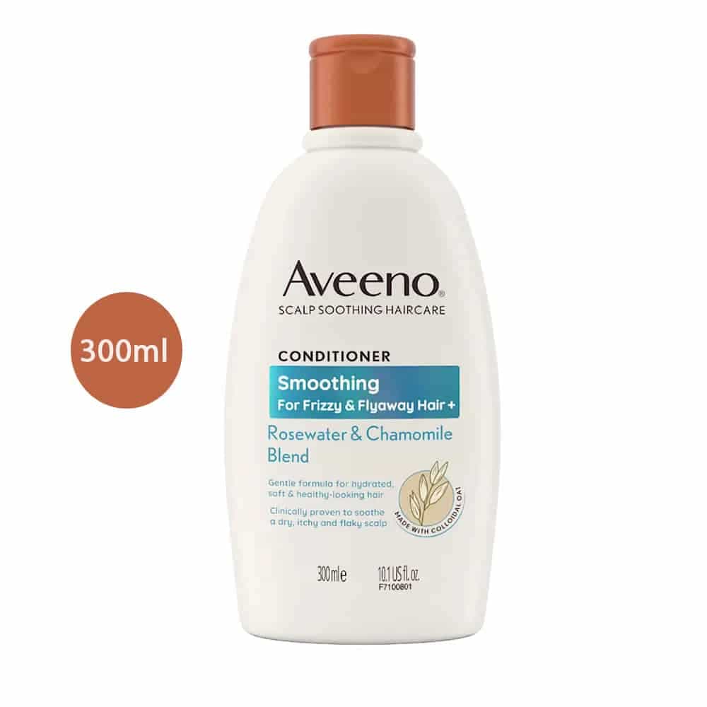 Aveeno Gentle Moisture+ Rose Water & Chamomile Blend Conditioner for Frizzy & Flyaway Hair (300ml)